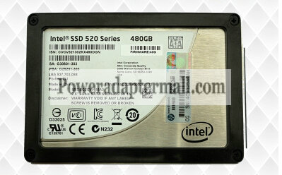 New Intel SSD 520 480GB SSDSC2CW480A310 2.5 inch SATA III 6Gb/s